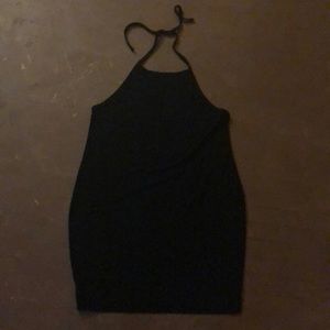Forever21 halter black dress
